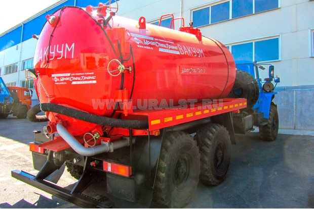 Вакуумная машина МВ-10Т-ОД КО УСТ 5453 Урал 4320-1951-60