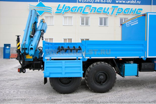 ГПА с КМУ ИМ-95 (бур 360мм) УСТ 5453 Урал 4320-4971-82, сп.м