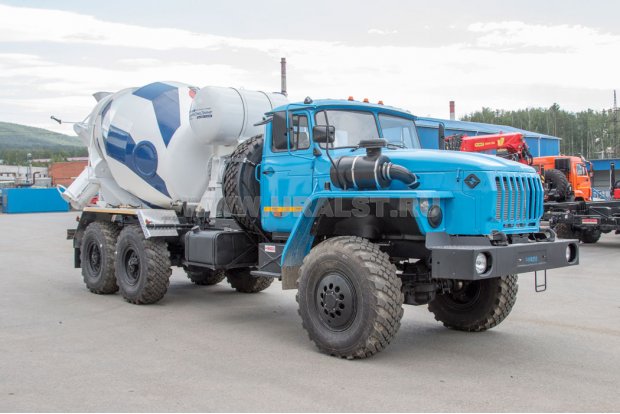 Автобетоносмеситель АБС 6ГП УСТ 54536G Урал 4320-60Е5