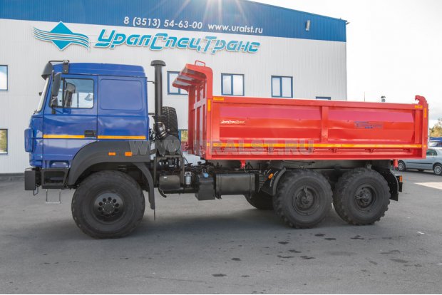 Самосвал АС 10-11 трехстор. УСТ 5453 Урал 5557-80Е5, сп.м