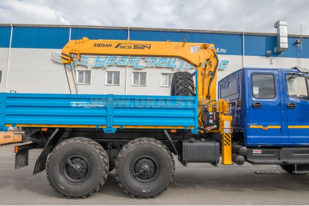 Кран-манипулятор SOOSAN SCS 524 (тросовый)