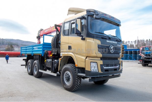  Бортовой автомобиль с КМУ ИТ-150 на SHACMAN (ШАКМАН) 6х6