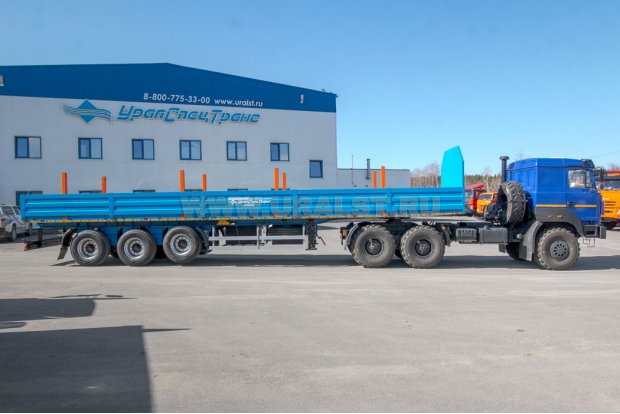 Полуприцеп бортовой ППБ 30-32Л-12К SAF УСТ 9465