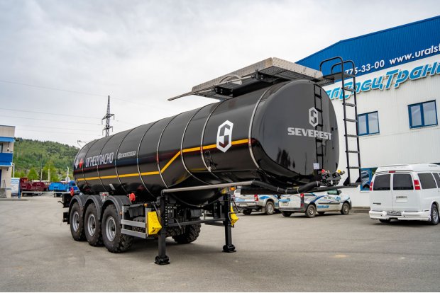Полуприцеп цистерна для нефти ППЦН 26КТ-32 УСТ 9465 термос, ССУ 1550
