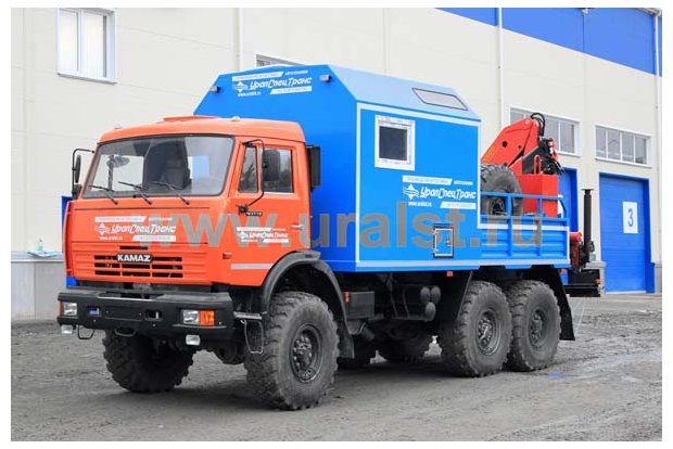 Автофургон с КМУ Palfinger PK-15500