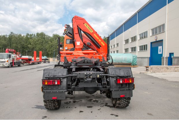 Седельный тягач с КМУ ИМ-150N УСТ 5453 Камаз 53504 (44108), сп.м