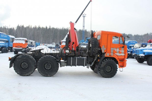 Седельный тягач с КМУ PK-15500А УСТ 5453 Камаз 53504 (44108)