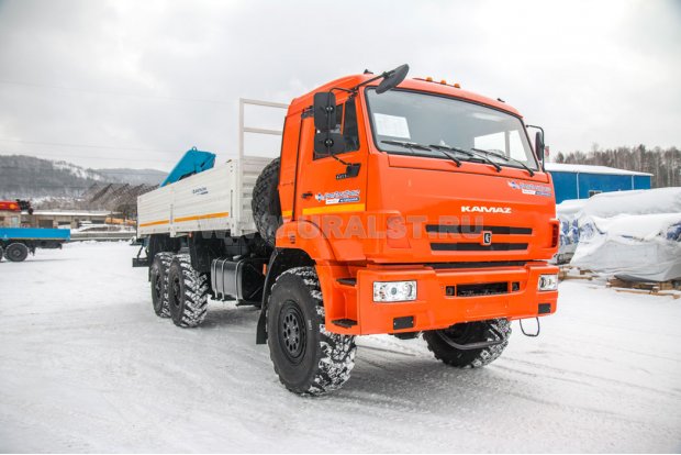 Бортовой автомобиль Камаз с КМУ ИМ-95