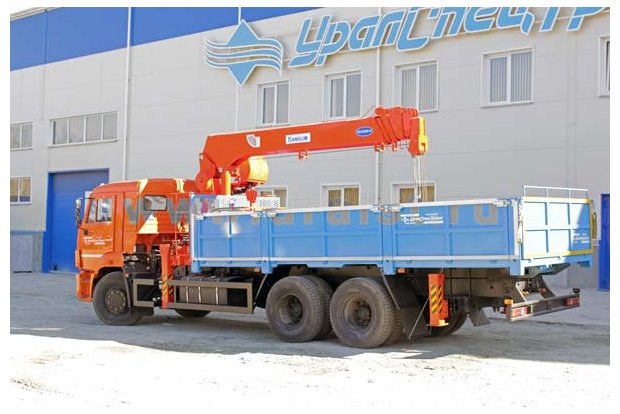 Бортовой с КМУ KS-1256G-II УСТ 5453 Камаз 65115-50