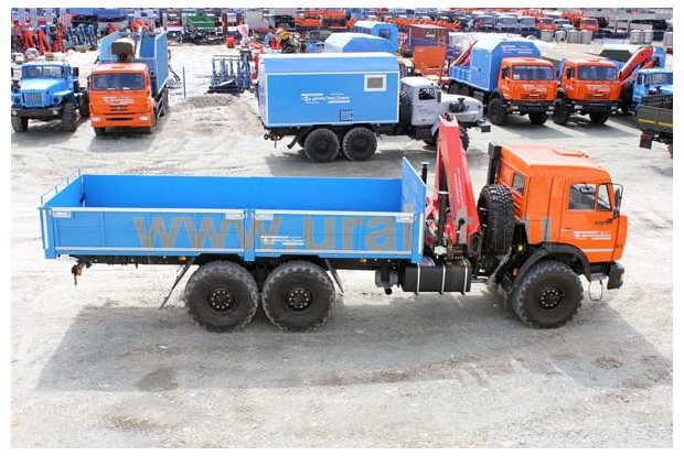 Бортовой с КМУ PK-15500А УСТ 54531 Камаз 43118-1098-10