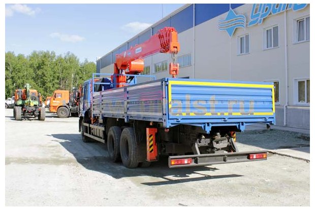 Бортовой с КМУ KS-2056 УСТ 54531 Камаз 65117