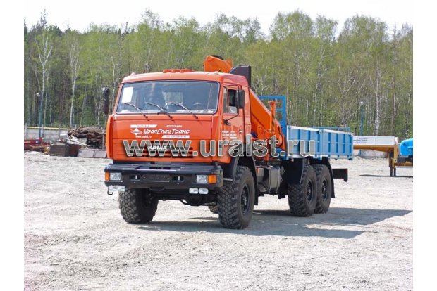 Бортовой с КМУ-90.01 УСТ 54531 Камаз 43118-50