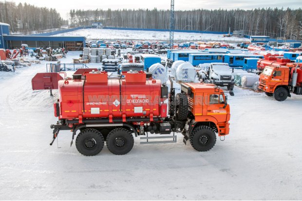 Автотопливозаправщик АТЗ-18-2 УСТ 54535К Камаз 65224-53 доработка под ДОПОГ