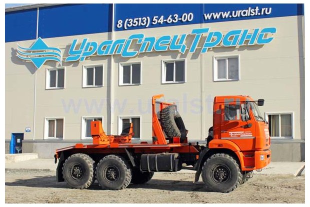 Трубоплетевозный автопоезд