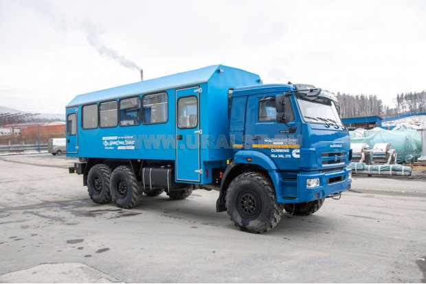 Автобус вахтовый 28+2 комфорт УСТ 54535 Камаз 43118(CUMMINS)
