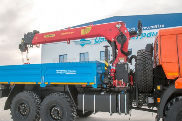 Бортовой с КМУ ИТ-150 (тросовый) УСТ 5453 Камаз 43118