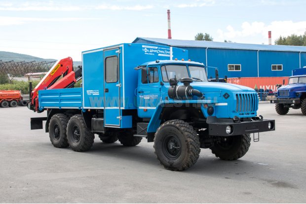 ГПА с КМУ РК15500 УСТ 5453 Урал 4320-1951-60
