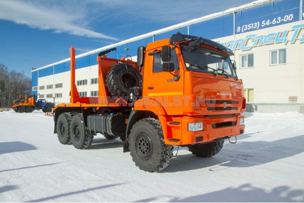 Лесовоз УСТ 5453 Камаз 43118