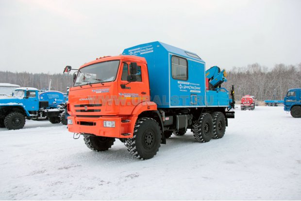 Камаз МРМ УСТ-54534 43118-46 с краном манипулятором ИМ-150