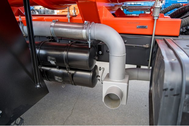 Подогрев сливного крана выхлопными газами