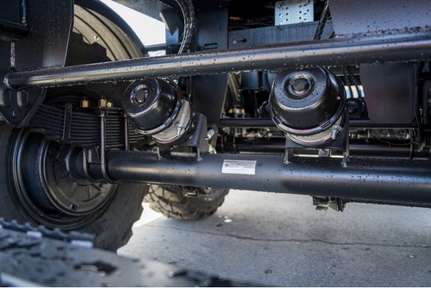 Рессорно-балансирная подвеска полуприцепа