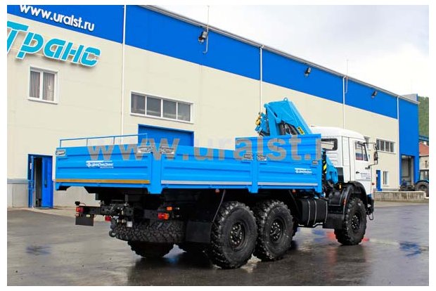Камаз бортовой 43118-46 с краном-манипулятором ИМ-95