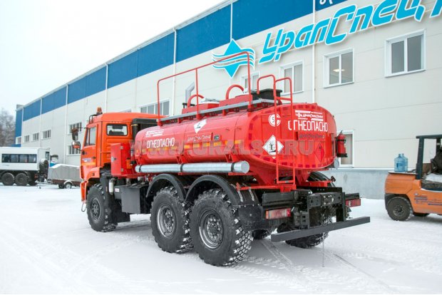 Автотопливозаправщик АТЗ-8-2Б УСТ 5453 Камаз 5350-66(D5) доработка под ДОПОГ