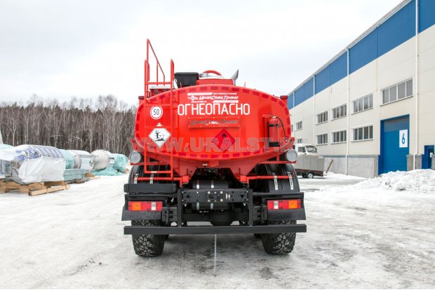 Автоцистерна бензовоз АЦ-8-2 УСТ 5453 Камаз 5350-66(D5) доработка под ДОПОГ