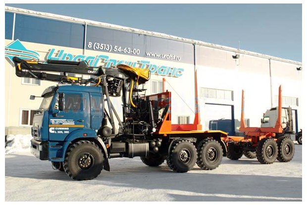 Лесовоз с ГМ ОМТЛ-97 Камаз 43118(CUMMINS)