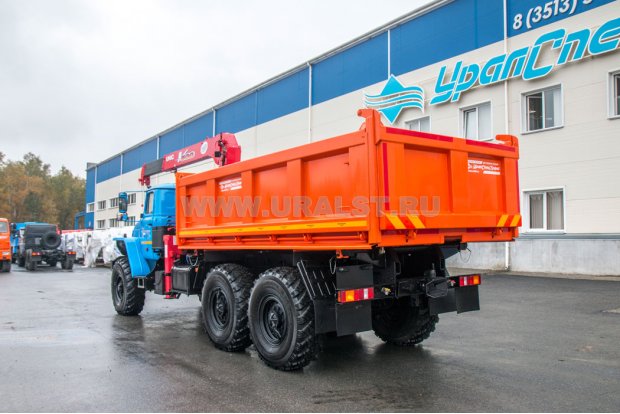 Самосвал с КМУ UNIC URV-503 УСТ 5453 Урал 4320-1951-72