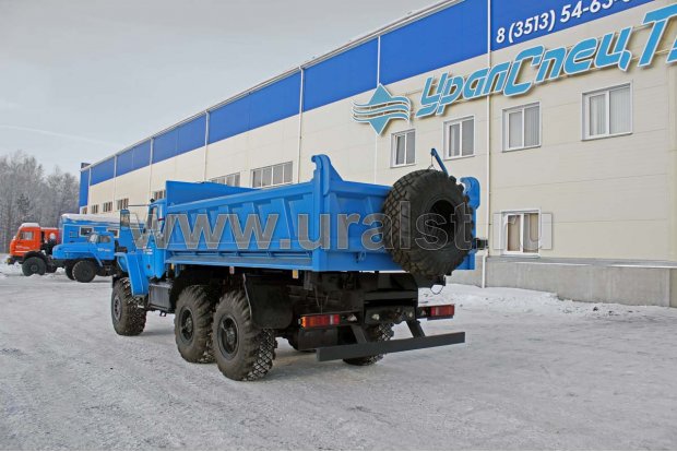 Самосвал с КМУ ИМ-55 УСТ 54536S Урал 55571