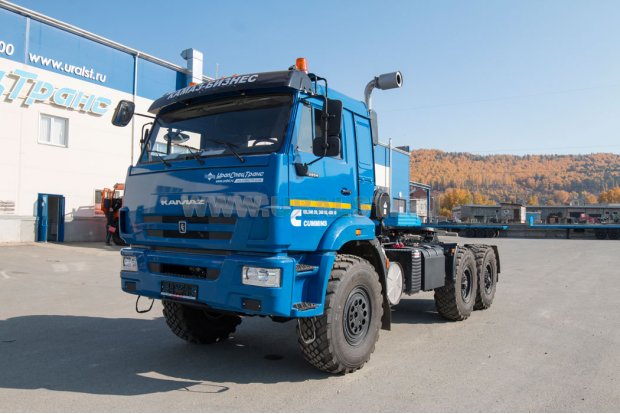  Седельный тягач УСТ 5453 Камаз 43118 RR, доработка под ДОПОГ, УВЭОС, гидрофикация, ЛВЖ