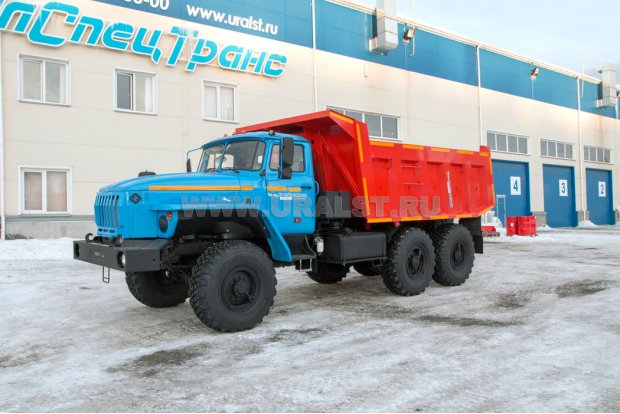 Самосвал Урал 55571-0121-72Е5Ф18 задний борт