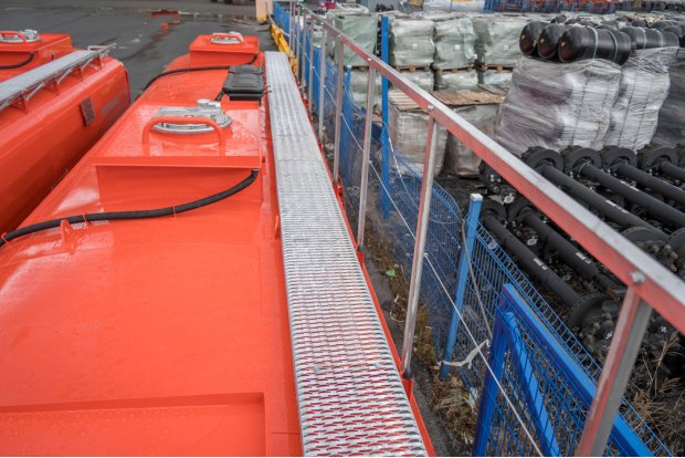 Площадка обслуживания цистерны