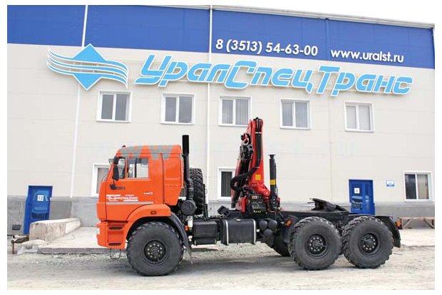 Седельный тягач с КМУ PK-18500А УСТ 5453 Камаз 53504 (44108) сп.м