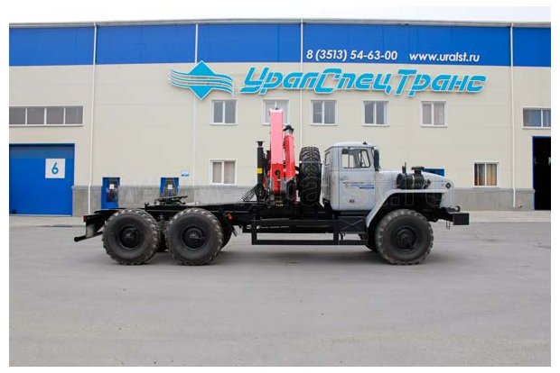 Седельный тягач с КМУ PK-23500А УСТ 5453 Урал 4320-1951-60