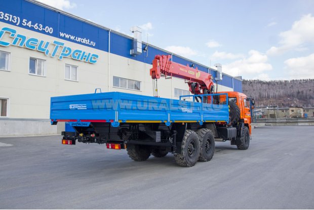Бортовой с КМУ ИТ-180 (тросовый) УСТ 5453 Камаз 43118
