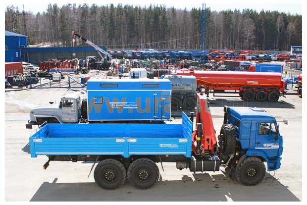 Бортовой автомобиль Камаз 43118 (CUMMINS) с краном-манипулятором Palfinger PK-23500А