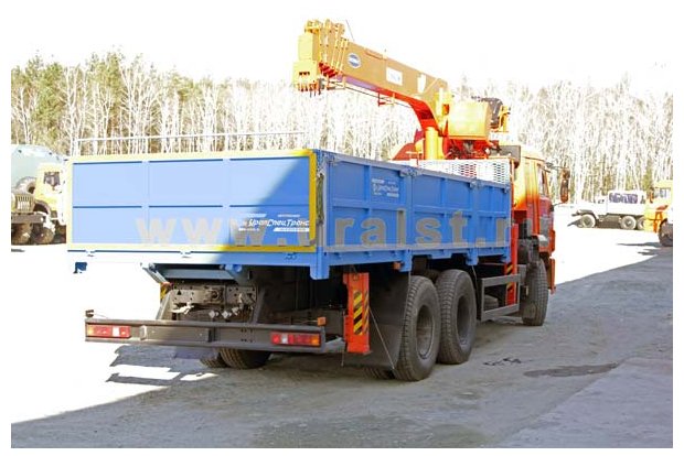 Бортовой с КМУ KS-1256G-II УСТ 5453 Камаз 65115-50