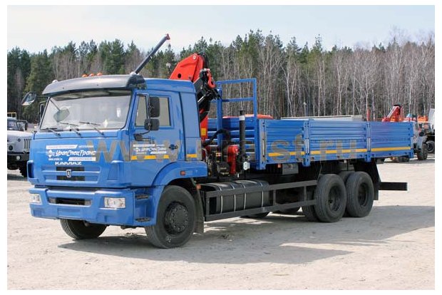 Бортовой с КМУ PK-15500А УСТ 5453 Камаз 65117