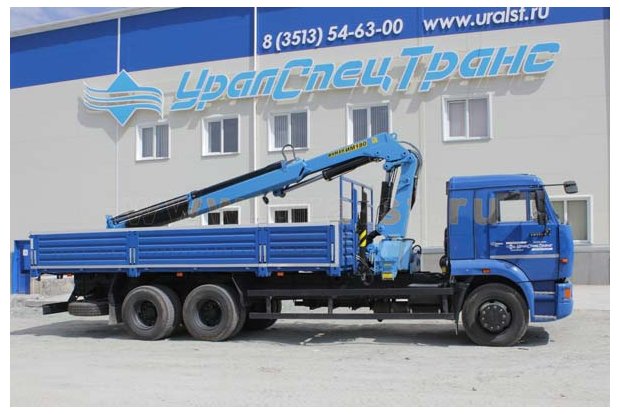Бортовой с КМУ ИМ-180 УСТ 5453 Камаз 65117-50