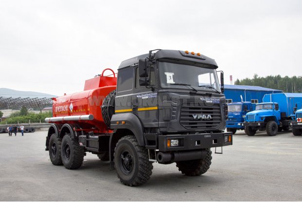 Автотопливозаправщик АТЗ-9Б УСТ 5453 Урал 4320-4551-81 сп.м. доработка под ДОПОГ