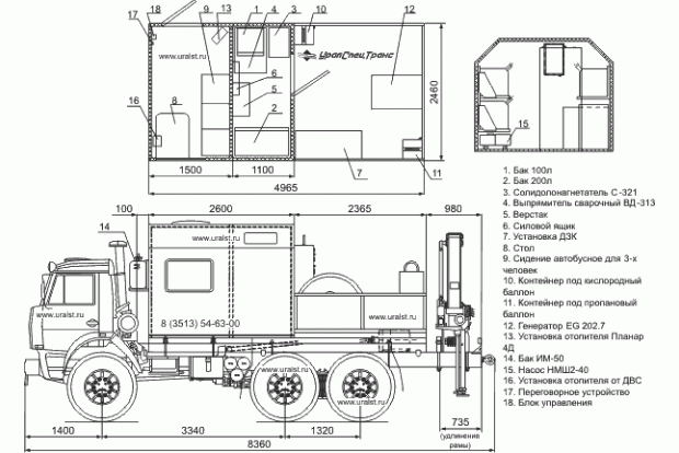 Бортовой с КМУ UNic UR-V343 Isuzu NQR 75R