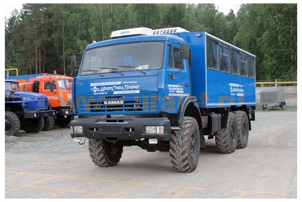 Автобус вахтовый 22+2 2 кондиционера УСТ 5453 Камаз 5350-66(D5)
