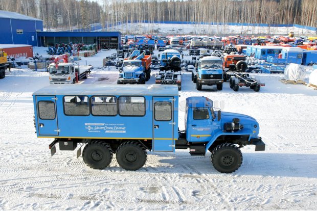 Вахтовый автобус Урал 4320-73М 22 места УСТ-5453