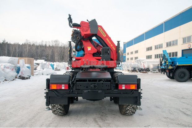 Седельный тягач с КМУ ИМ-320-05 УСТ 5453 Урал 44202-82Е5