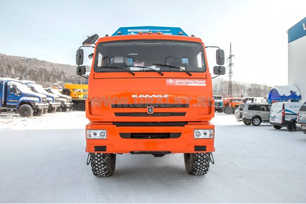 Камаз АРОК 43118 с краном-манипулятором ИМ-55