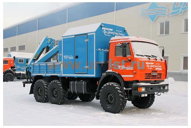 Агрегат наземного ремонта водоводов Камаз 43118 с КМУ ИМ-95