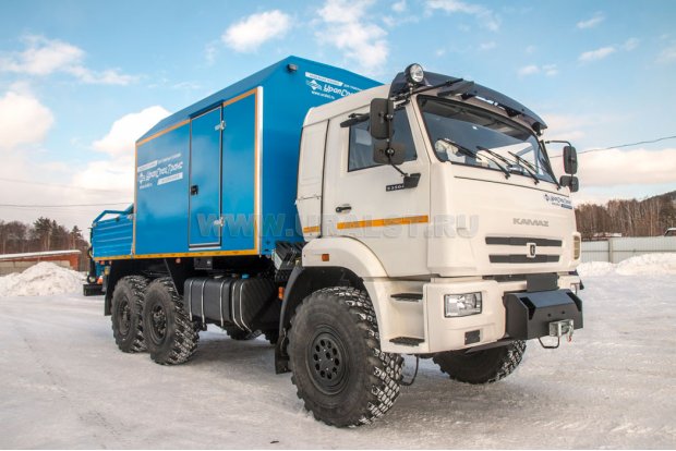 ПАРМ с КМУ ИМ-55 УСТ 5453 Камаз 43118-50