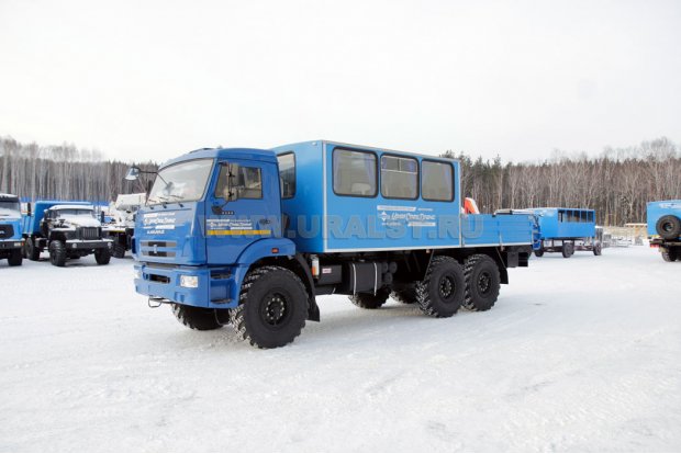 Грузопассажирский автомобиль УСТ Камаз 5350-42 с открытым грузовым отсеком